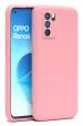 U&E Pink Silicone Back Cover For Oppo Reno 6