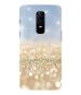 Bhaicover OnePlus 6 Golden Rubber Shiney Glitter Mobile Back Case Cover