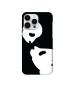 Casotec Panda Drawing Design 3D Printed Hard Back Case Cover for Apple iPhone 14 Pro Max
