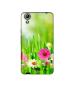 Casotec Spring Floral Pattern Design Printed Silicon Soft TPU Back Case Cover for Micromax Canvas Selfie Lens Q345