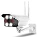 RFV1 Wi-Fi 1080P Full HD 3Mp Wide Angle Bullet Indoor Outdoor CCTV Security Camera | IP66 Weatherrproof IP with Color Night Vision,Two Way Audio,Motion Detection | White