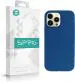 Sprig Liquid Silicone Dark Blue Back Cover For Apple Iphone 13 Pro Max, Iphone 13 Pro Max