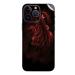 GADGETSWRAP Printed Vinyl Skin Sticker for iPhone 15 Pro - Shiv Red