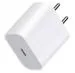 ORENSH 20W Type C Fast Charger PD 3.0 USB C Wall Adapter Compatible for iPhone Xs Max/XR/X,AirPods Pr, iPad/iPad Mini, and More (White) {BIS Certified}