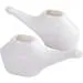 Dr. Korpet unbreakable plastic neti pot for jal neti and sinus congestion and relief, breathe easy and clean, jala neti,nasal wash