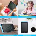 OSHEE STORE Writing Tablet 8.5 Inch E-Note Pad LCD Writing Tablet, Kids Drawing Pad 8.5 Inch Doodle Board, Toddler Boy and Girl Learning Gift for 3 4 5 6 Years Single Tap Erase, Smart Lock