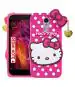 Clickaway Pink Rubber Hello Kitty Back Cover Case For Xiaomi Redmi Note 4