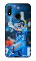 SARTOOLIYA Realme 3 Multicolor Plastic Dhoni Cricketer, Betmen Printed Water Proof Back Cover