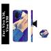 Mobi Elite Holding Hands Love Quote Printed Hard Back Case Cover with Mobile Holder, Pop holder, Pop socket for Vivo Y30, Vivo Y50