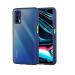 Coverage Realme RMX3092 / X7 5G Smoke Cover Protective Shockproof Matte Hard Back Case Cover for Realme X7 5G - Blue