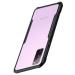 A rtistque Clear Back Cover Case for Samsung Galaxy S20 Plus Hybrid Transparent Shockproof Armor - Black