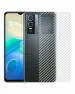 GADGETRONICS Vivo Y76S Transparent Carbon and Carbon Fiber Scratchproof Back Screen Guard Sticker