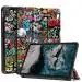 ProElite Nokia Tab T20 Hippy Faux Leather Smart Trifold Flip Case Cover 15 x 10 x 2 cm