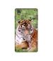 Casotec Tiger Design Printed Silicon Soft TPU Back Case Cover for XOLO A1010