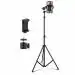 BASS BLING 2.1m Aluminum Tripod with 1/4 Screw for Gopro Phone Live Vlog Photography Tripod