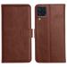 Orosky Samsung M32 4G Flip Back Cover, Full Body Protection Wallet Style Magnetic Closure Leather Flip Cover Case for Samsung Galaxy M32 4G (Brown)
