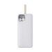 IKPB50M 50,000mAh Power Bank, 65W Fast Charging, 2 USB Ports, LED Display, Laptop Charging,Li-Polymer Battery (White)