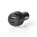 Nedis Black Car Charger CCPD18W100BK