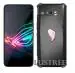 Lustree Asus ROG Phone 3 Black Silicone Anti Dust and Shock Proof Mobile Back Cover - 18 x 5 x 0.05 cm