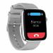 IZI Smart Calling 1.8 Inch Smartwatch 3D Full Touch HD Health Suite & Sports Mode (Silicone, Grey)