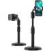 Sounce Phone Tabletop Stand Height Angle Adjustable Stand, Phone Holder for Desk Compatible with OnePlus Redmi Samsung Mi Oppo Vivo iPhone12 Mini 11 Pro Xs Xr X 8 7 Plus, All Smartphones (Black)