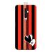 MobiEra Oppo Reno 2Z Orange Stripes Design Plastic Hard Case Cover