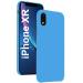 Realcase Sky Blue Silicone Back Cover Case For Iphone Xr