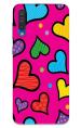 MobiEra Samsung Galaxy A30s Multicolor Color Hearts Design Plastic Hard Case Cover