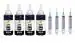 Ang CanonnPrinter Refill Ink Kit 400ml with Syringes for PG 740, CL 741, PG 745, CL 746, PG 47, CL 57, PG 88, CL 98, PG 810, CL 811, PG 830, CL 831, PG 89, CL 99 Cartridges - with 4 Syringes Black