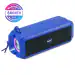 Woos Bluetooth Speaker, Bluetooth 5.3 Wireless Portable Speaker with 10W Stereo Sound, Party Speakers with Ambient RGB Light, 18-Hour Playtime, Speakers for Outdoors, Travel , Camping (Blue)