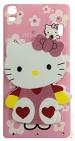 Lejaao Lenovo A7000 Hello Kitty Soft Multicolor TPU Plastic Mobile Back Cover