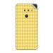 GADGETSWRAP Printed Vinyl Skin Sticker for LG G8 Thinq - Yellow check