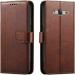 Slugabed Flip Cover for Samsung Galaxy On7, Samsung Galaxy On7 Pro | Magnetic Closurer| PU Leather Magnetic Wallet Back Cover Case (Brown)