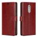 RUPELIK Lenovo K5 Note Vintage Leather flip Case Cover| Inside TPU with Card Pockets Wallet Stand Magnetic Closure 360 Degree Complete Protection Vintage Flip Cover for Lenovo K5 Note - Brown