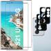 Fabekee Transparent Tempered Glass Curved Screen Protector Guard For Samsung S21 Ultra 5G