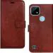 Coverview Flip Cover for Realme C21Y, realme C25Y - Cherry Brown