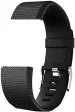 SWAPME + Replacement Bands for Fitbit Charge 2, Silicone Adjustable Classic Bands Smart Band Strap (Black)