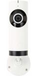 Smartcam Wireless Mini 180 Degree Panoramic Fisheye Lens 720P Hd Wifi Security Camera With Night Vision Security Camera With 128 Gb, 1 Channel (White)