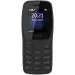 Nokia 105 Plus, Single SIM, Black, Feature Phone