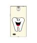 Casotec Smiling Tooth Design Printed Silicon Soft TPU Back Case Cover for XOlO Q1010i