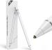 Lanzero White Fiber Universal Digital Rechargeable Stylus Pencil with Magnetic USB Cable Good for Drawing and Painting