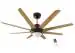 Havells Octet Underlight 1320mm Ceiling Fan (Walnut Black Nickel)