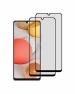 GADGETRONICS Samsung A42 5G,M42 5G and F42 5G Black Tempered Glass Scratch Resistant Screen Protector (Pack of 2)