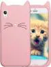 AmericHome Oppo A37 Rose Gold Rubber Grip Case Back Cover