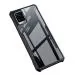 SROCK Vivo 20 Pro Case Back Case Cover | Camera Protection | Shockproof Bumper-Edge | Acrylic Crystal Clear | 360 Degree Protection TPU+PC | Transparent Eagle Case Cover-Black