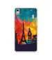 Casotec Colored Paris Design Printed Silicon Soft TPU Back Case Cover for Lenovo A7000 / Lenovo K3 Note