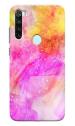 Mobiera Pink Yellow Paint Design Printed Back Cover Case For Xiaomi Redmi Note 8