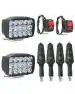 A4s Automotive and Accessories White 15 LED Bike Fog Light Set of 4