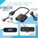 Pibox India HDMI to VGA with Audio and power, Gold-Plated Male to Female VGA for Computer, Desktop, Laptop, PC, Monitor, Projector, HDTV, Raspberry Pi, Media Players, Xbox Black [NOT for VGA to HDMI]