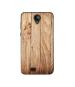 Casotec Wooden Texture Design Printed Silicon Soft TPU Back Case Cover for Swipe Konnect Plus